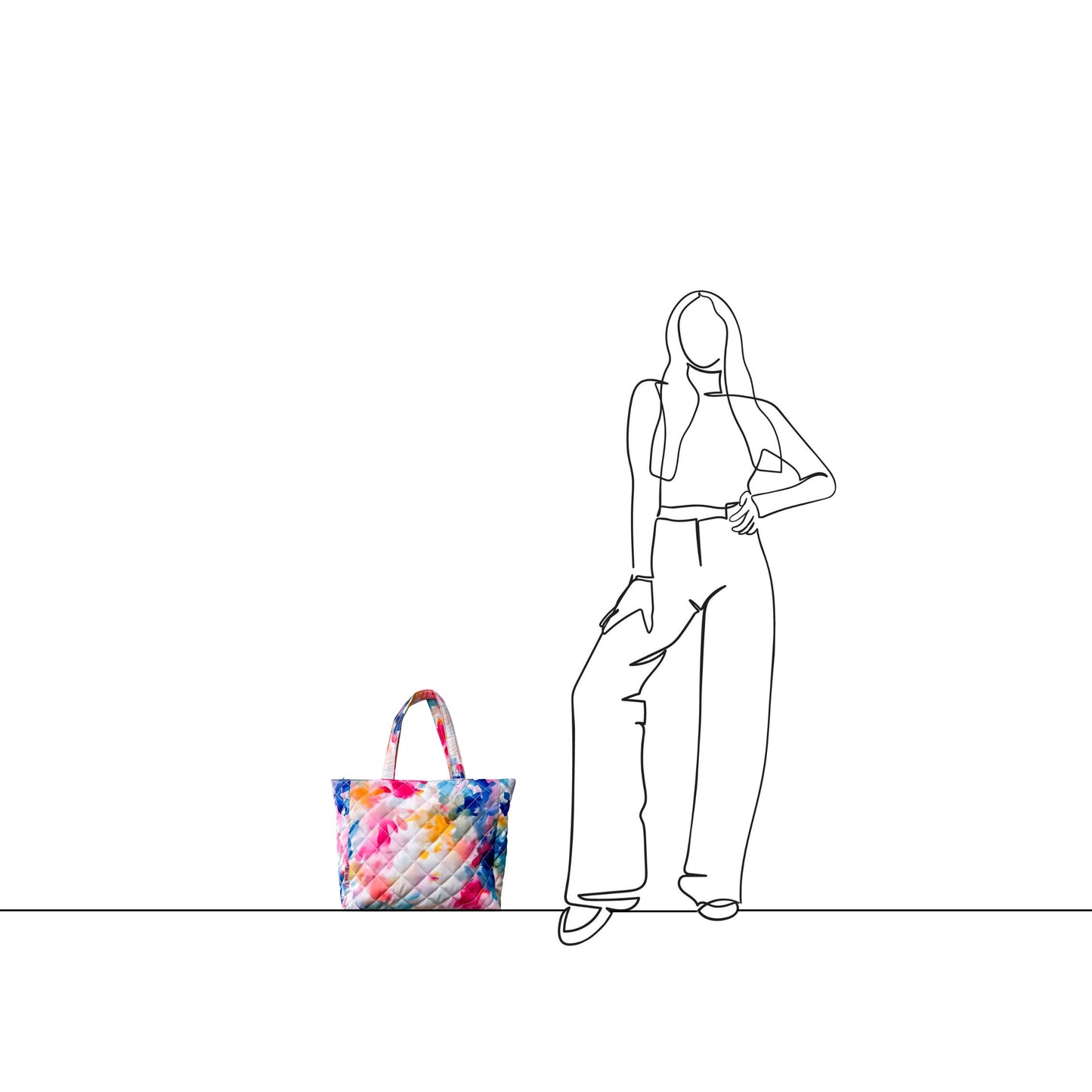 Mellow Quilted Tote Maxi Dreamscape