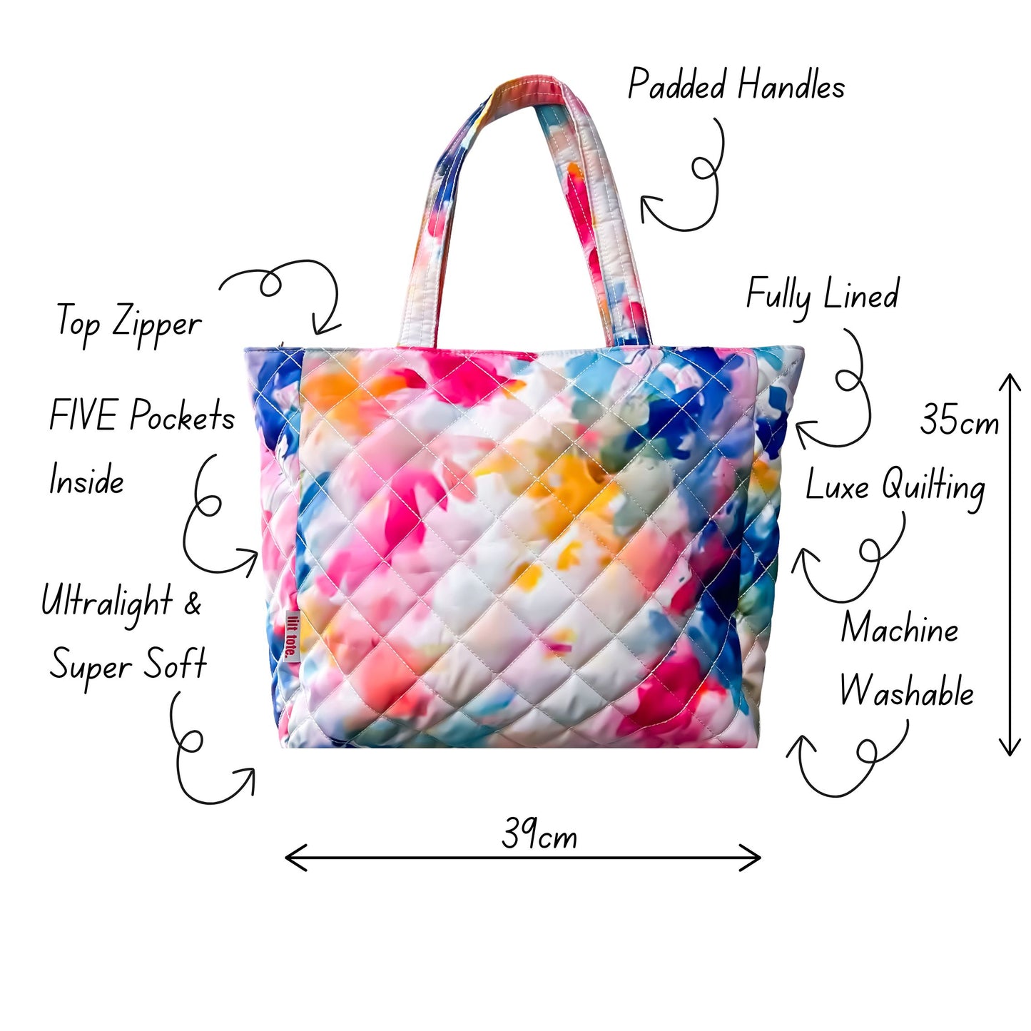 Mellow Quilted Tote Maxi Dreamscape