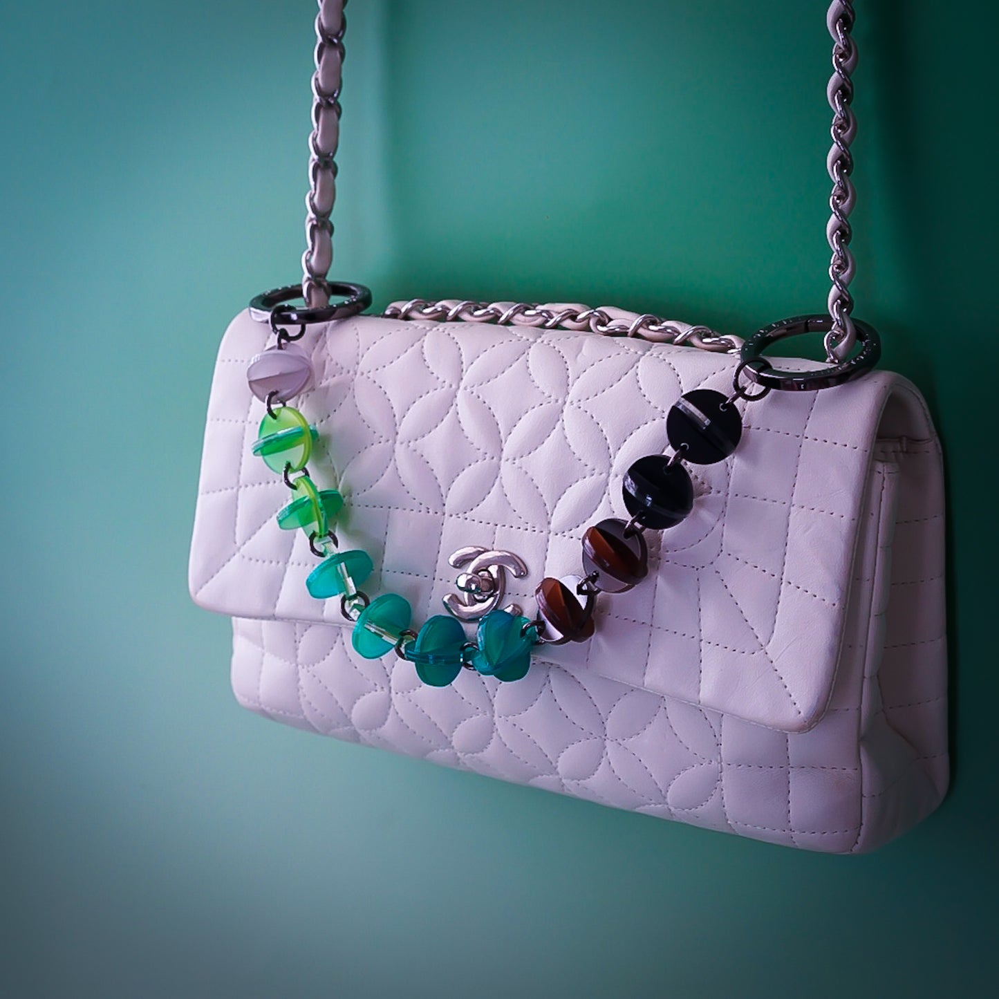 BonBon Pop Bag Charm Necklace Forest