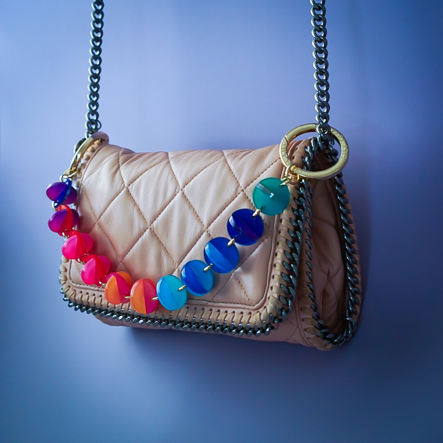BonBon Pop Bag Necklace Berry