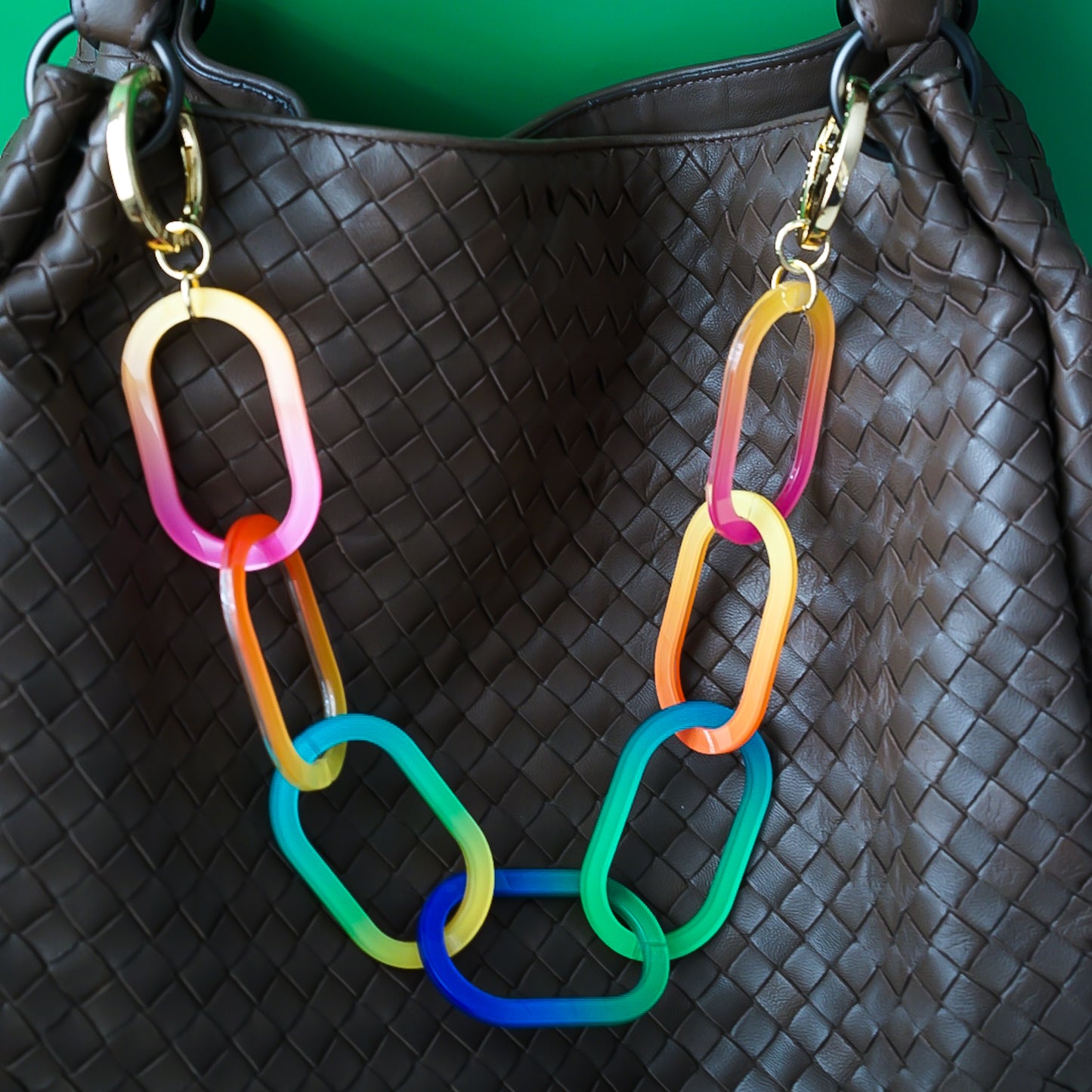 Taffy Twist Bag Charm Necklace Gelato