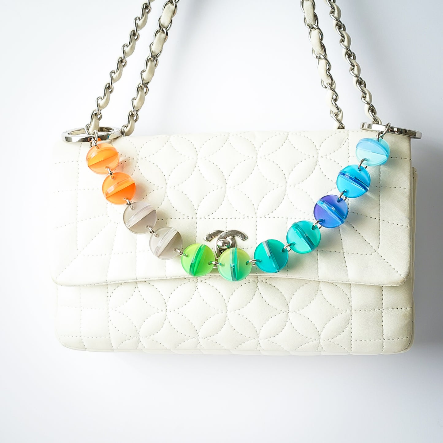 BonBon Pop Bag Charm Necklace Ocean