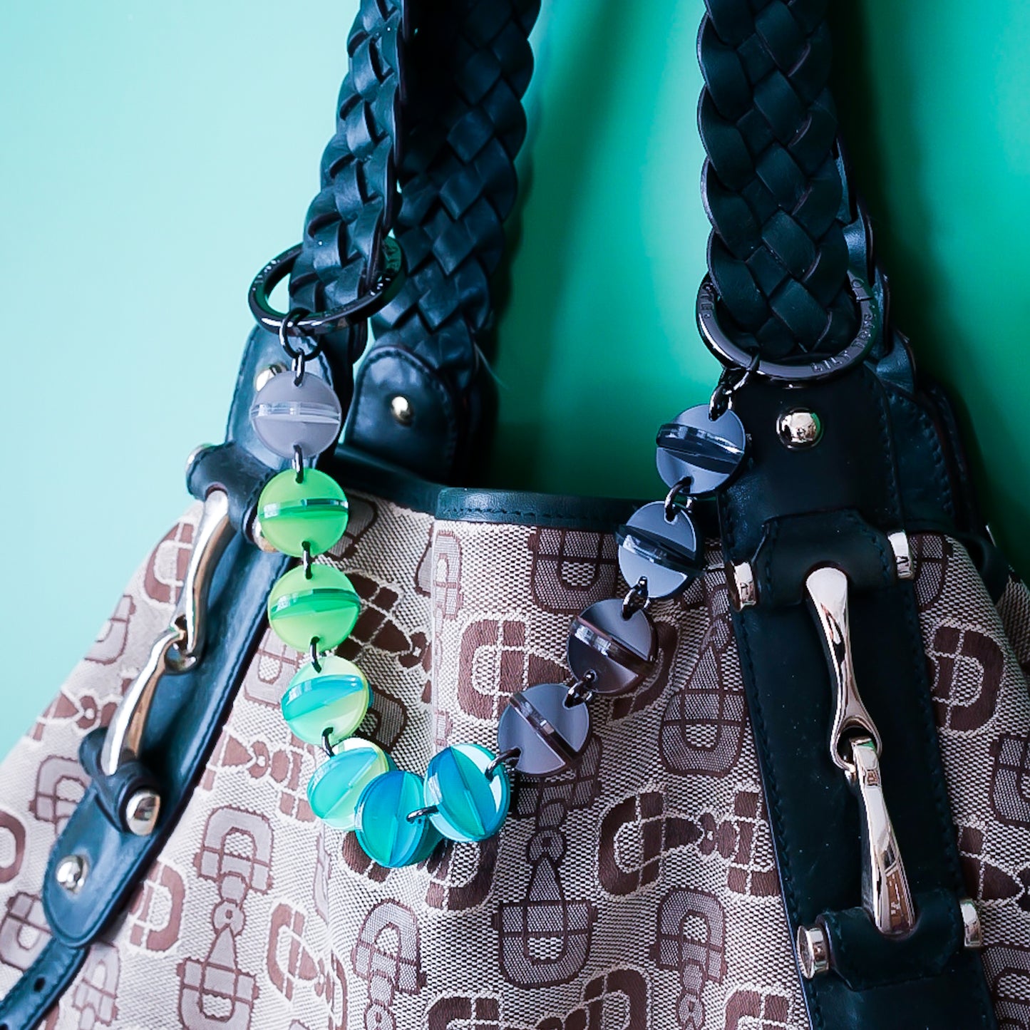 BonBon Pop Bag Charm Necklace Forest