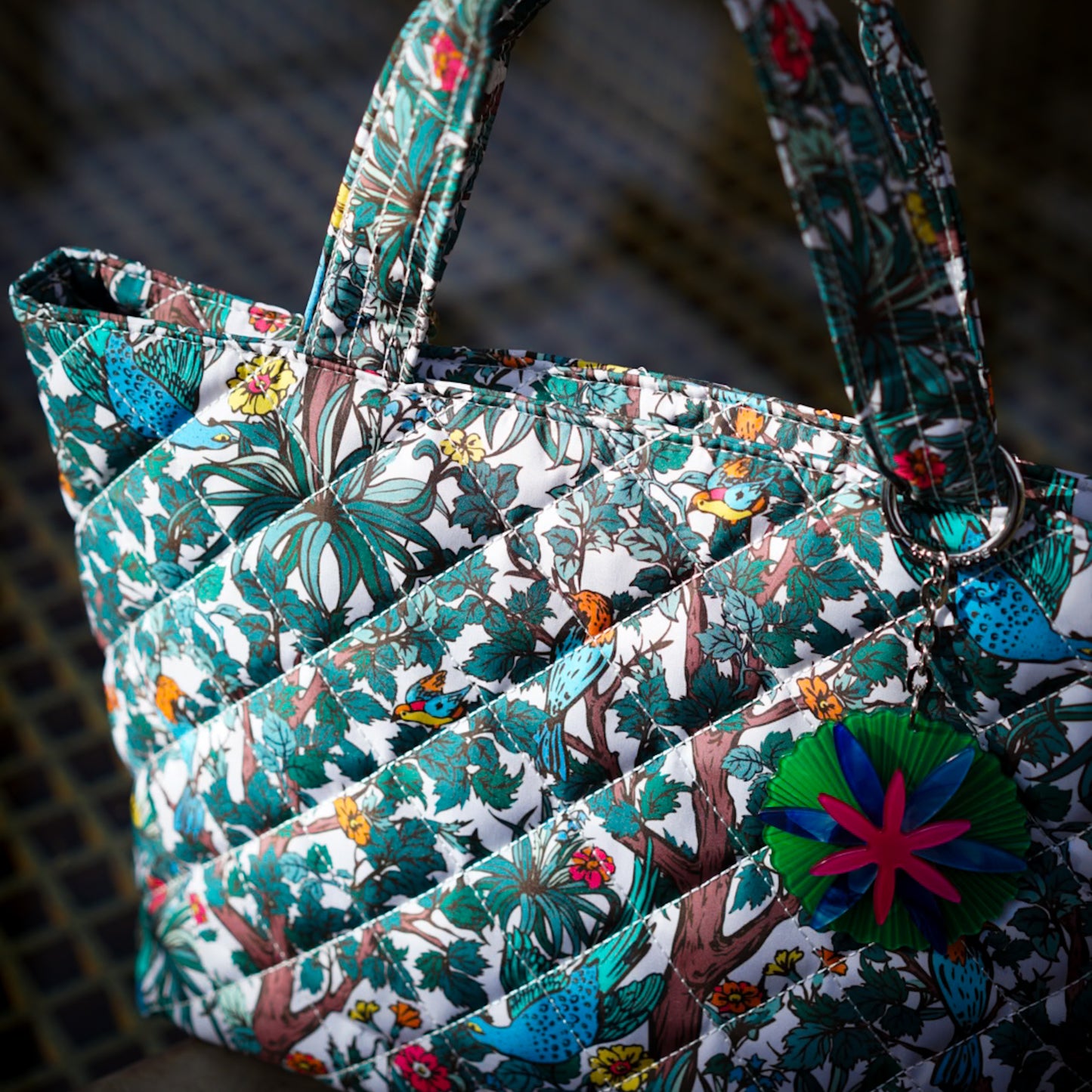 Mellow Quilted Tote Midi Enchanted Perch