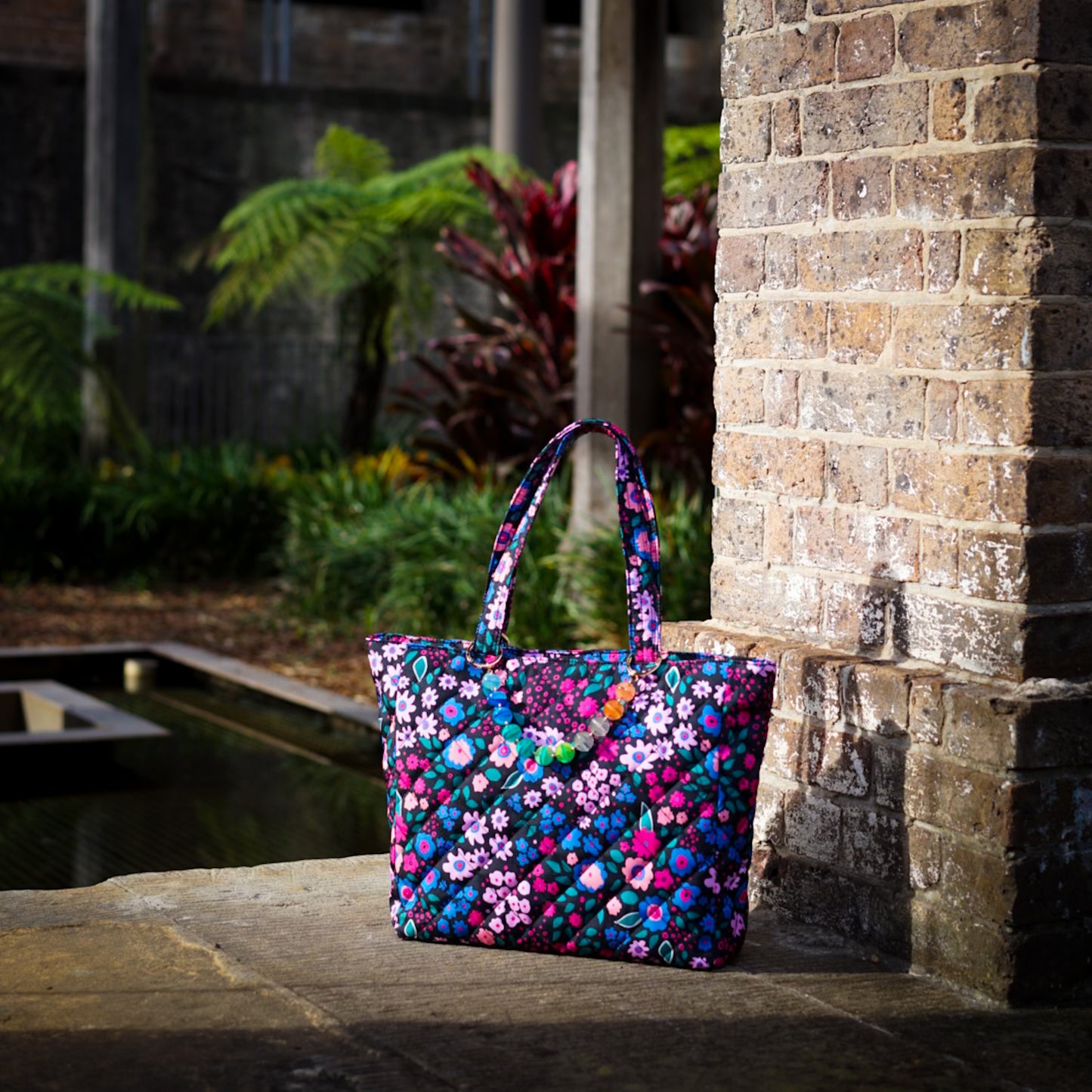 Mellow Quilted Tote Maxi Pop Floral