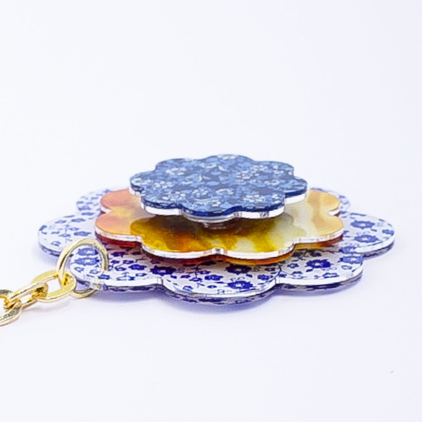 Camellia Bag Charm - Lilt Tote - Porcelain