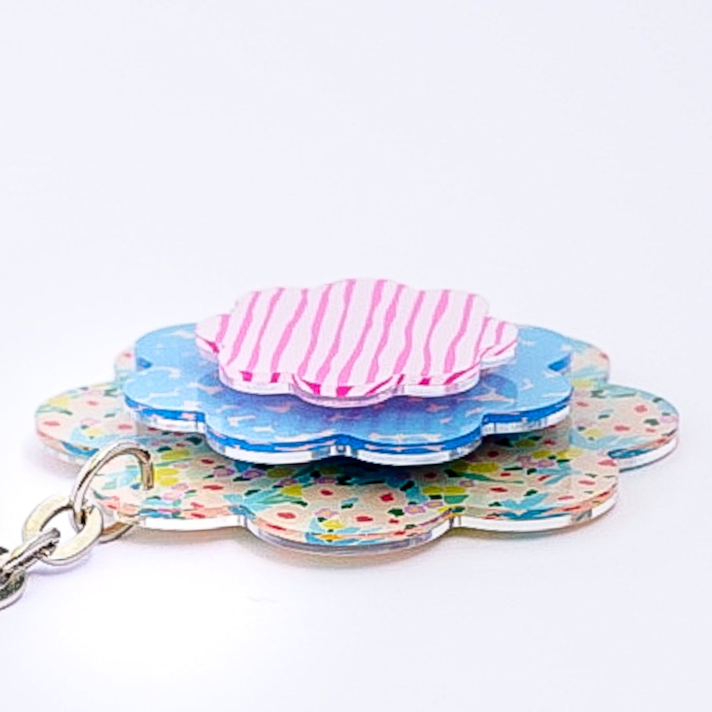 Camellia Bag Charm - Lilt Tote - Pastel Bloom