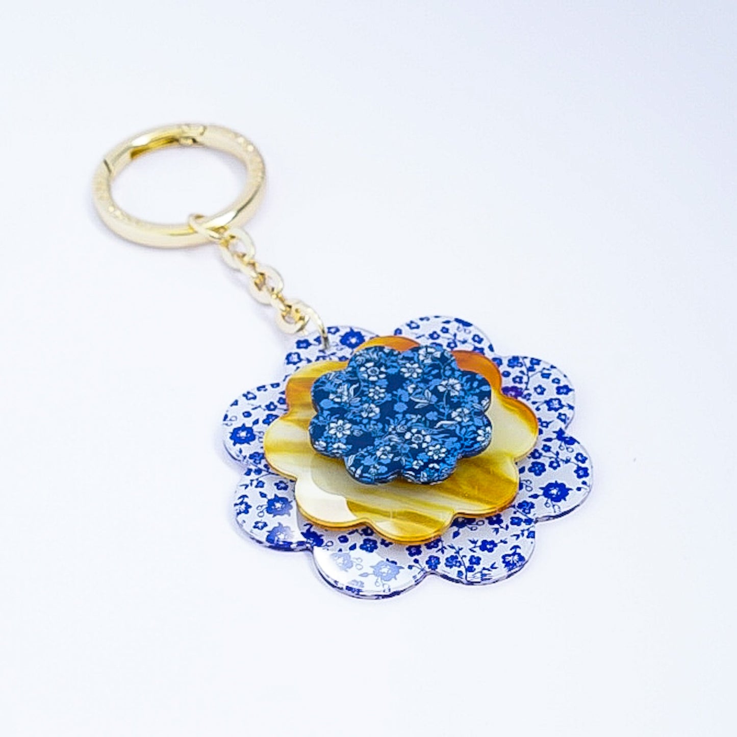Camellia Bag Charm - Lilt Tote - Porcelain