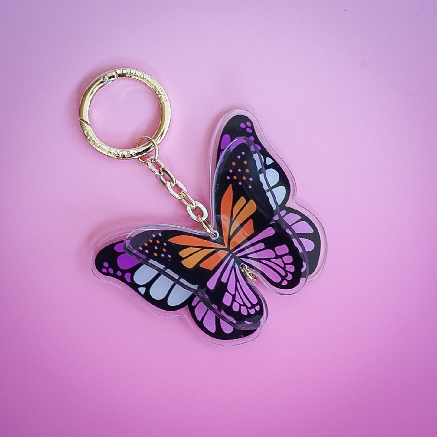 Flutter Bag Charm - Lilt Tote - Blush Harmony
