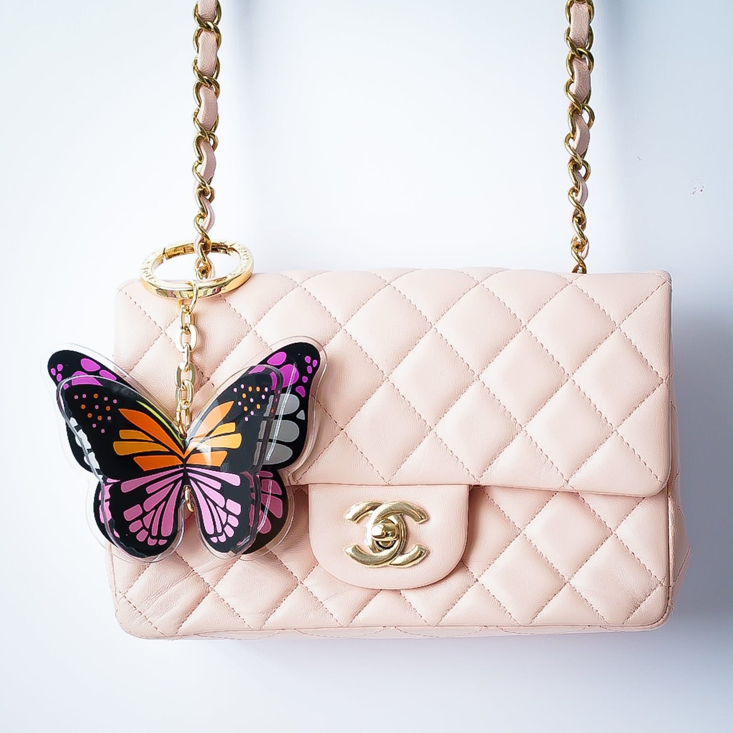 Flutter Bag Charm - Lilt Tote - Blush Harmony