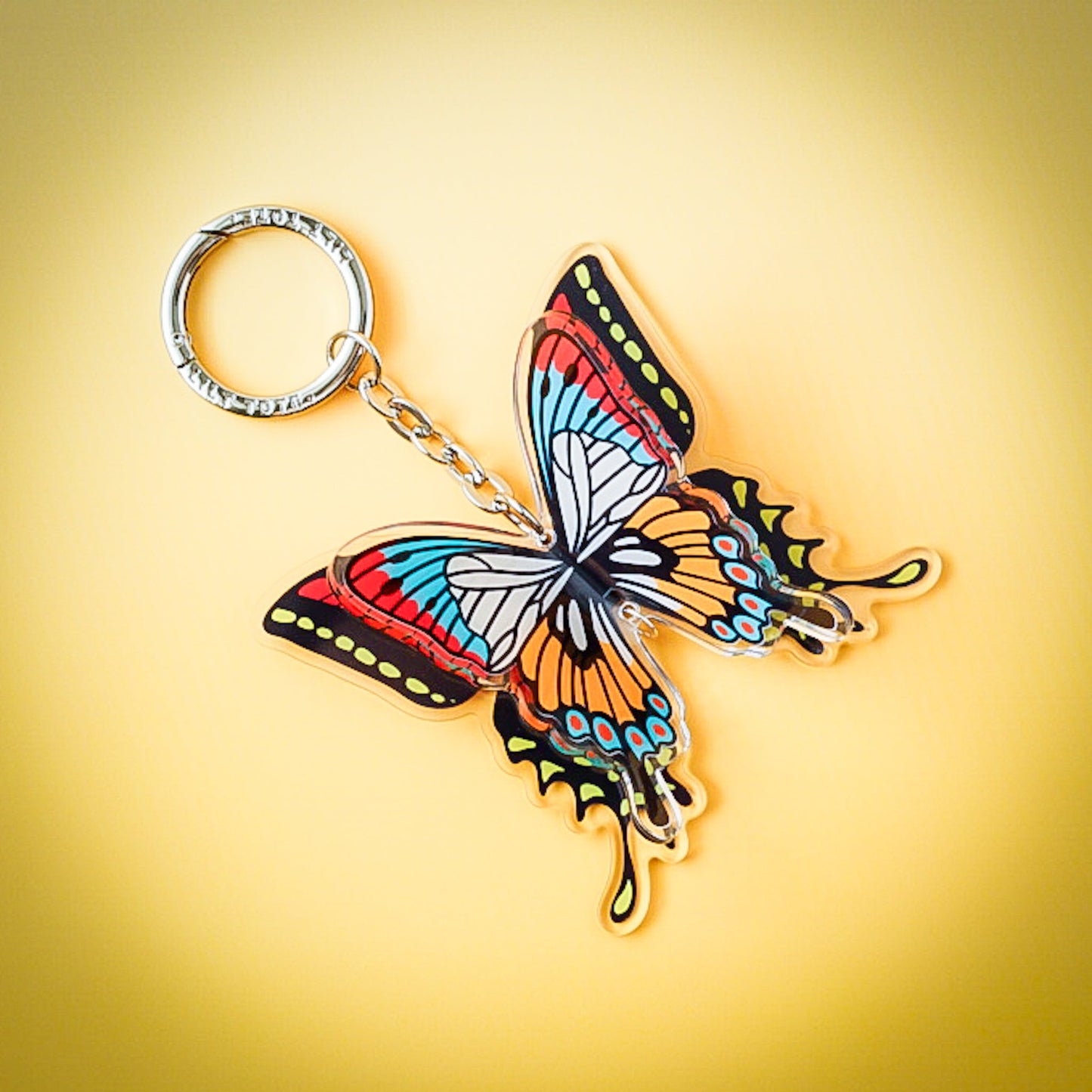 Flutter Bag Charm - Lilt Tote - Sunset Flourish