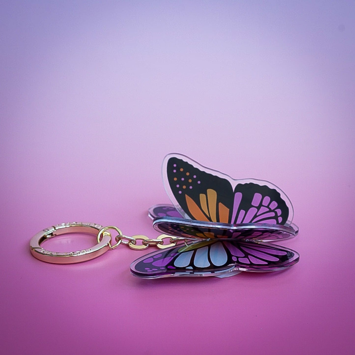 Flutter Bag Charm - Lilt Tote - Blush Harmony