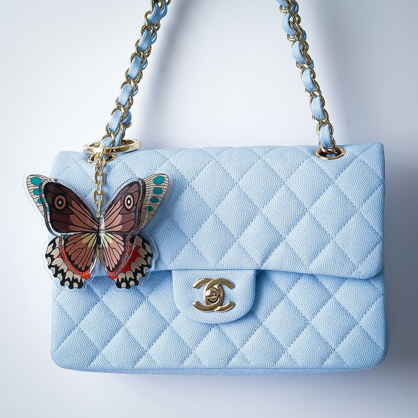 Flutter Bag Charm - Lilt Tote - Golden Echo