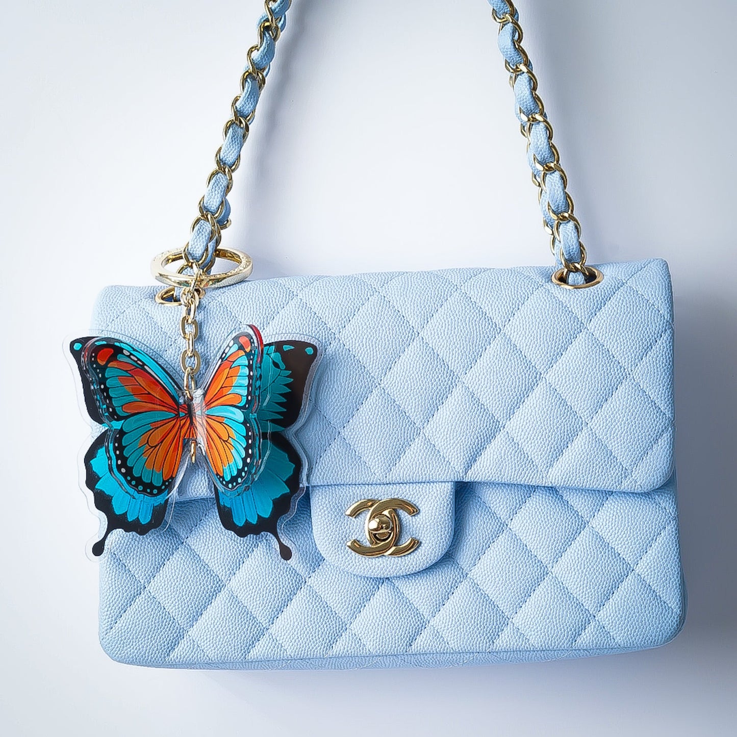 Flutter Bag Charm - Lilt Tote - Ocean Radiance