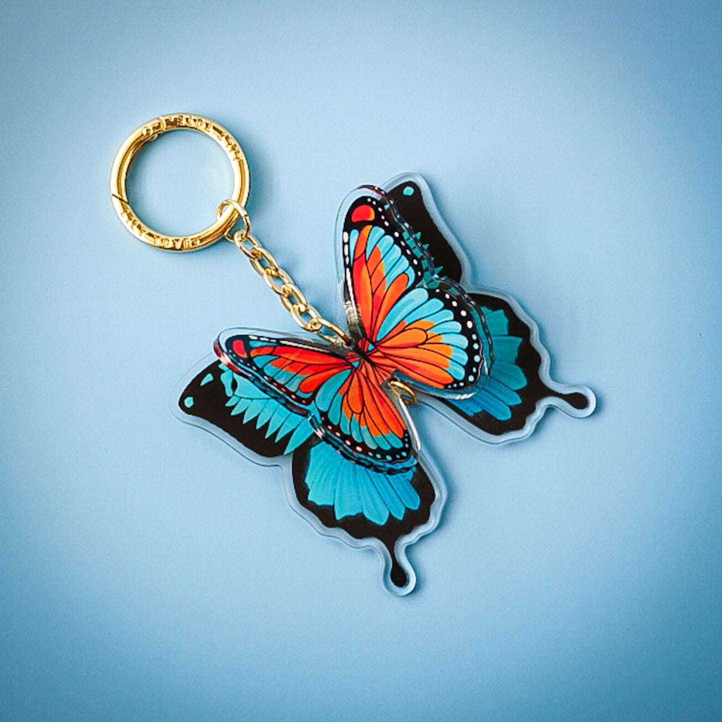 Flutter Bag Charm - Lilt Tote - Ocean Radiance