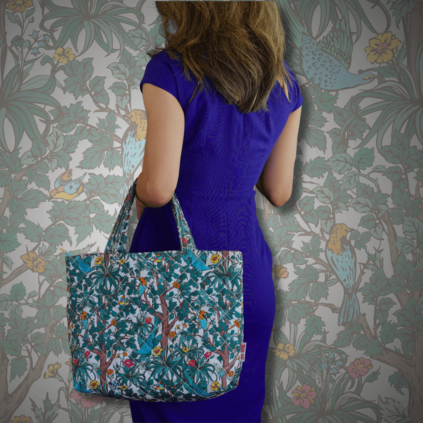 Mellow Quilted Tote Midi - Lilt Tote - Enchanted Perch