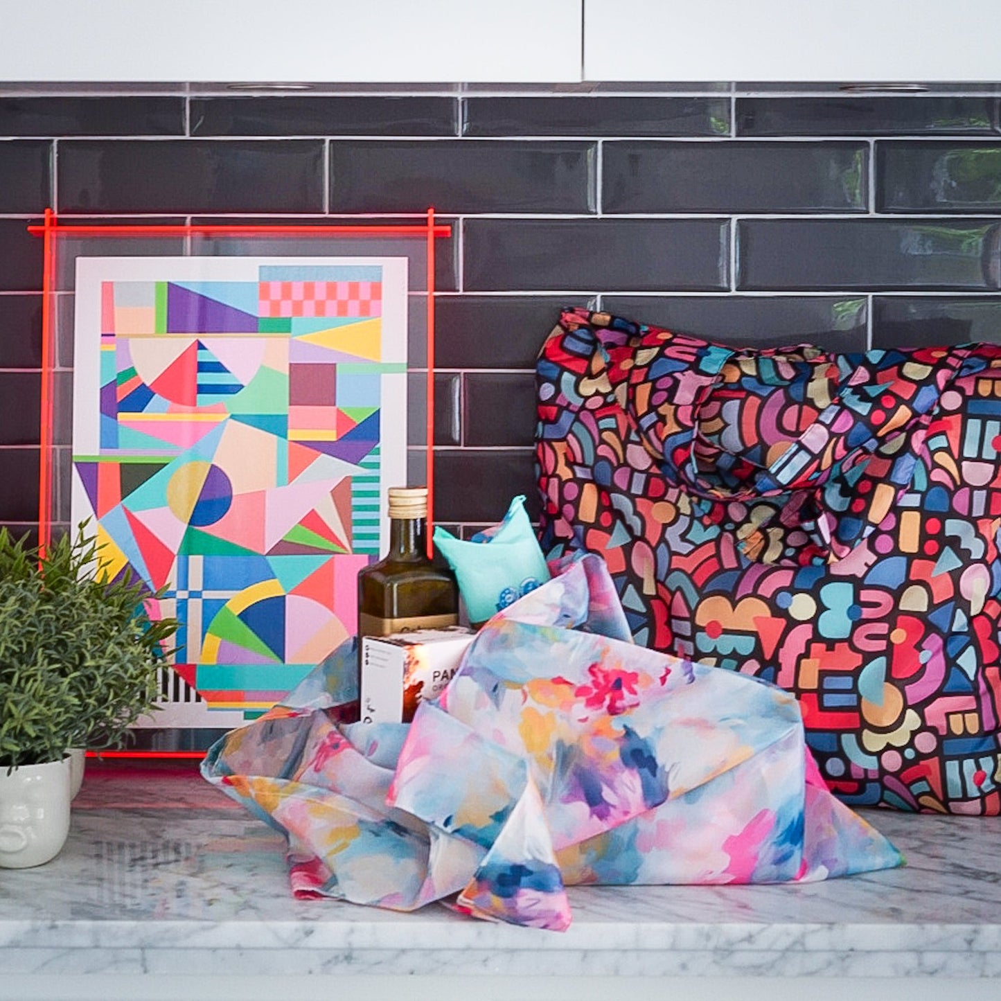 Whimsy Shopper - Lilt Tote - Hues