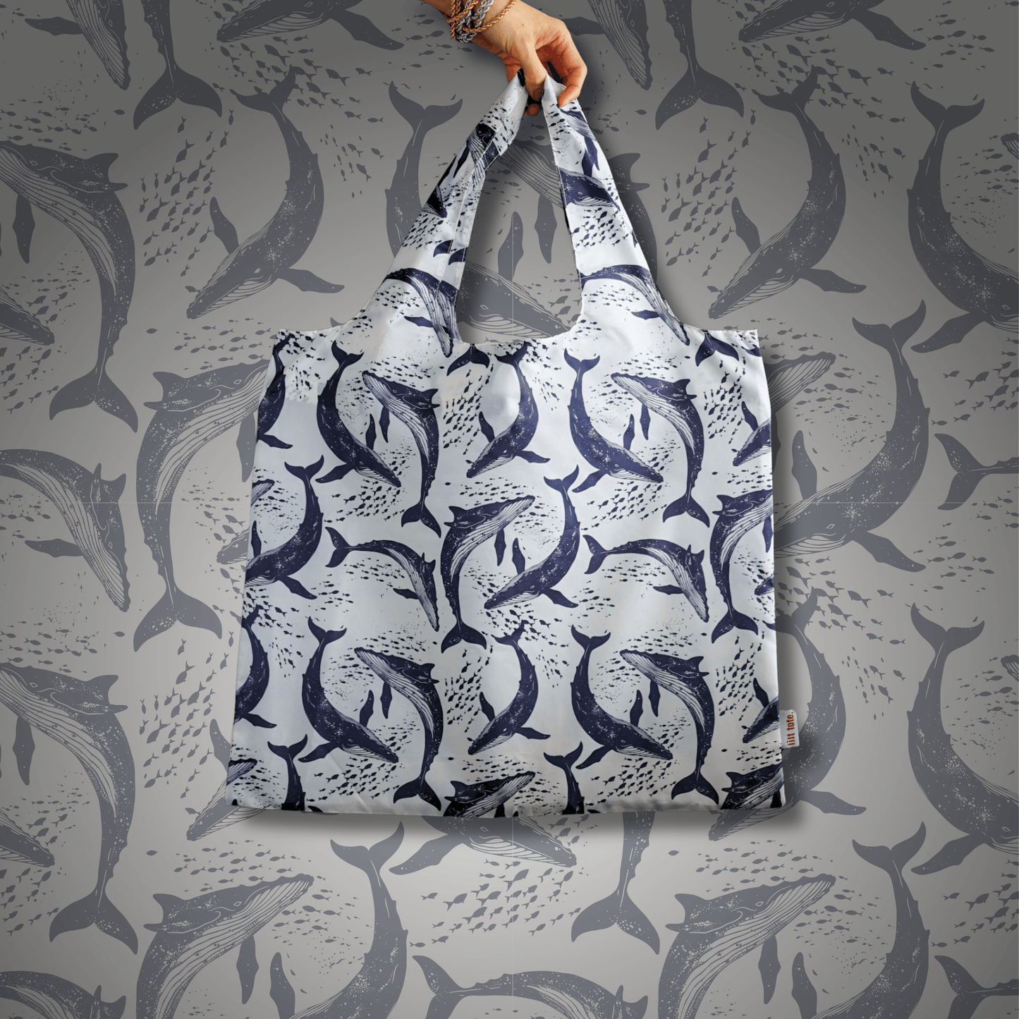 Whimsy Shopper - Lilt Tote - InkWhale