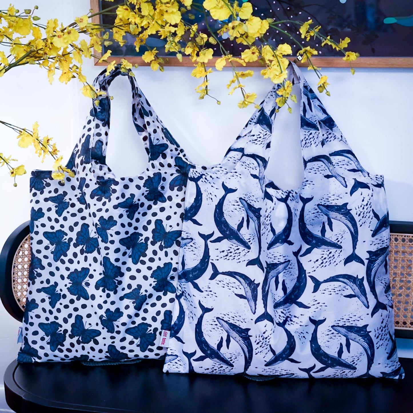 Whimsy Shopper - Lilt Tote - InkWhale