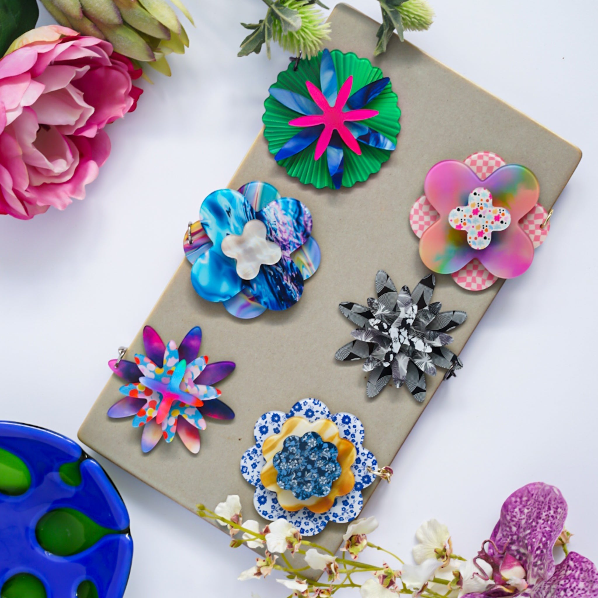 Floral Bag Charms - Lilt Tote