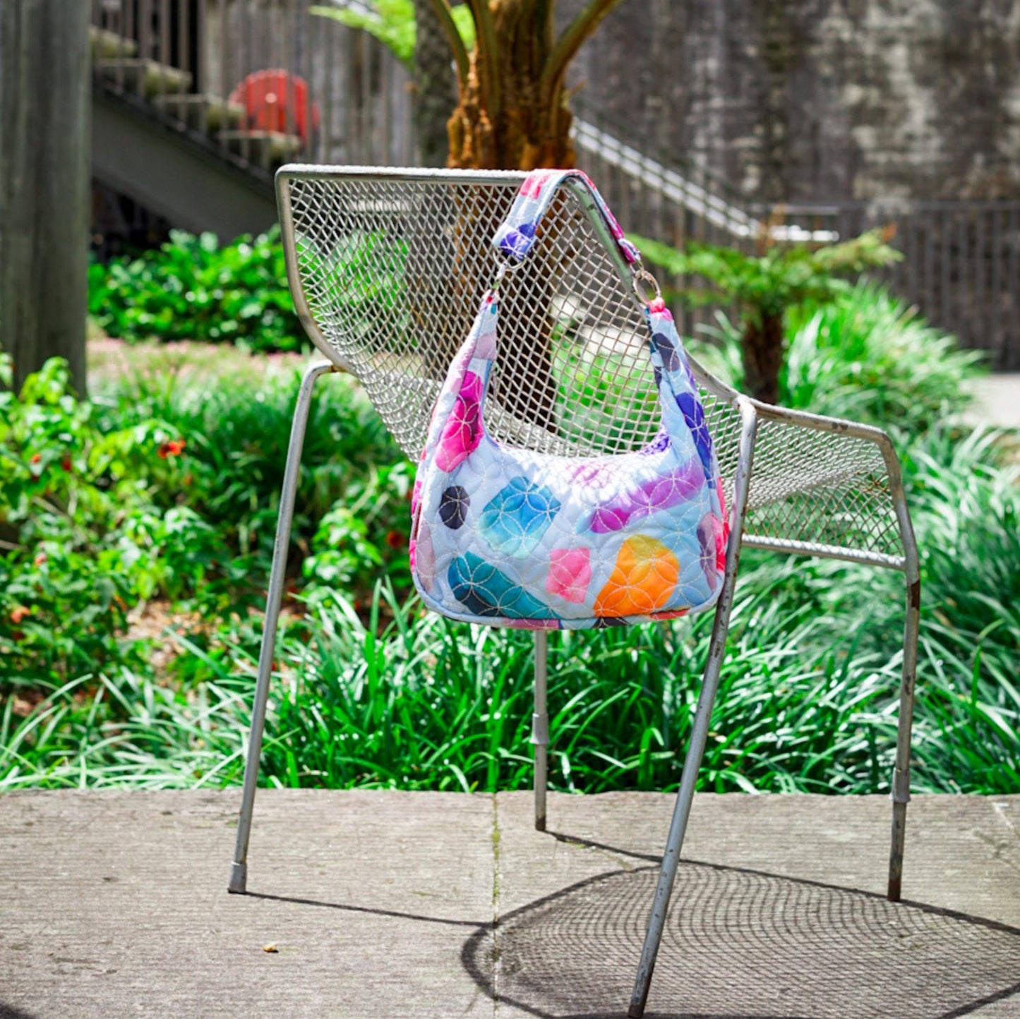 Ruffle 4-way Tote in Gem