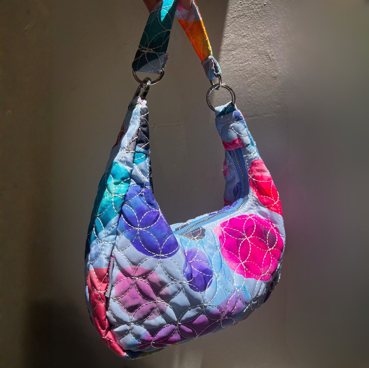 Ruffle 4-way Tote in Gem