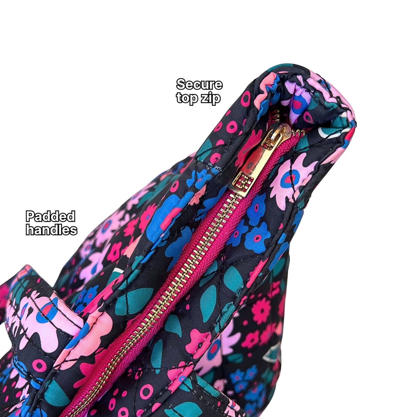 Mellow Quilted Tote Maxi PopFloral