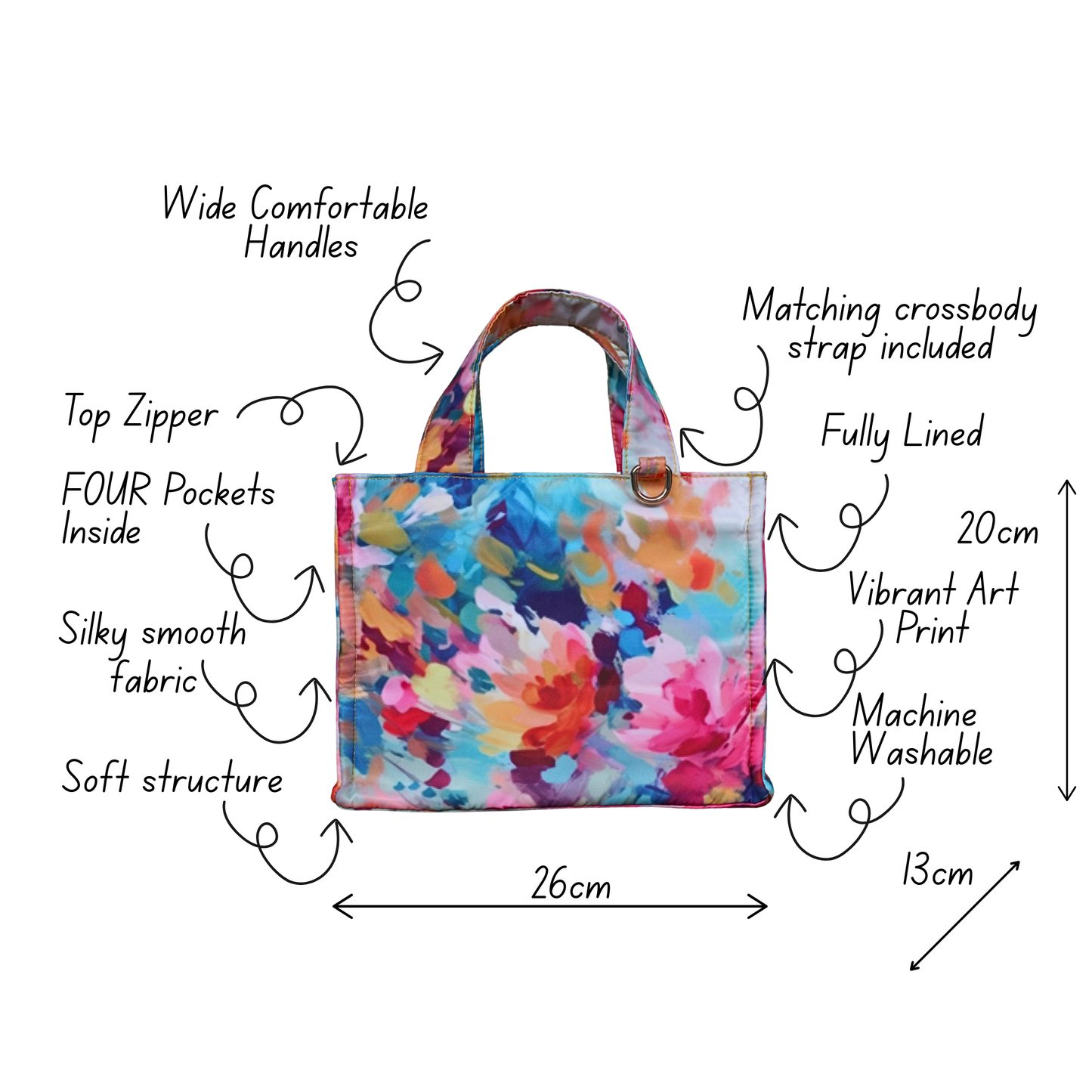 Joy Tote Mini in Fresco