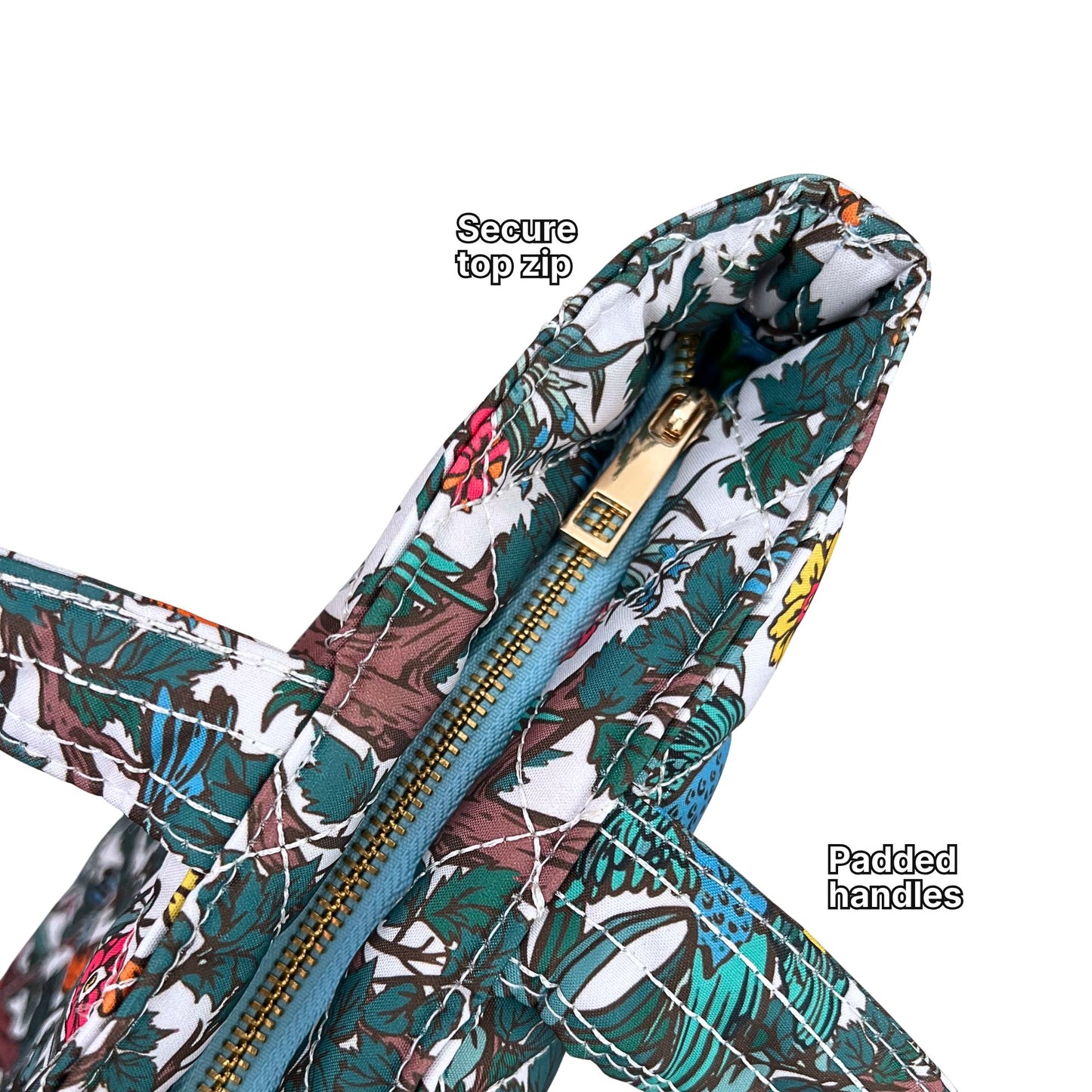 Mellow Quilted Tote Midi Enchanted Perch