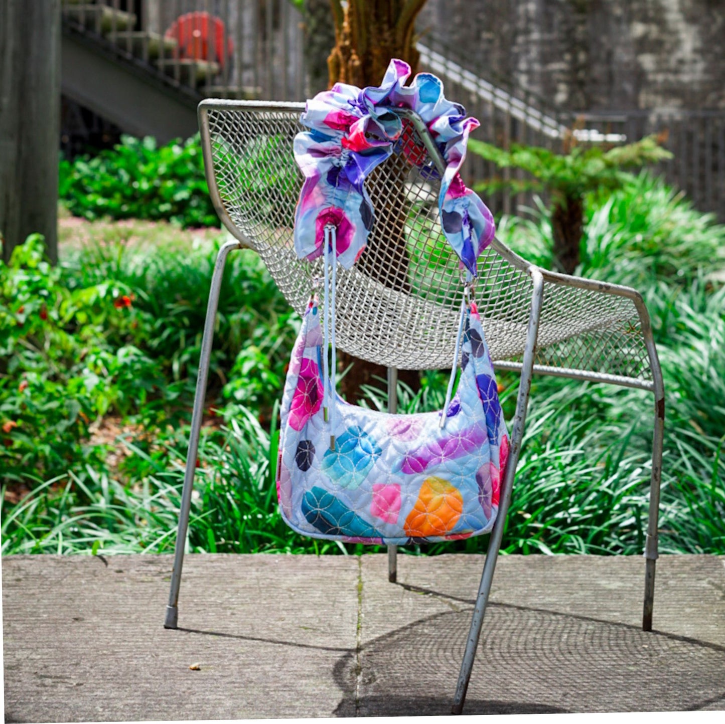 Ruffle 4-way Tote in Gem