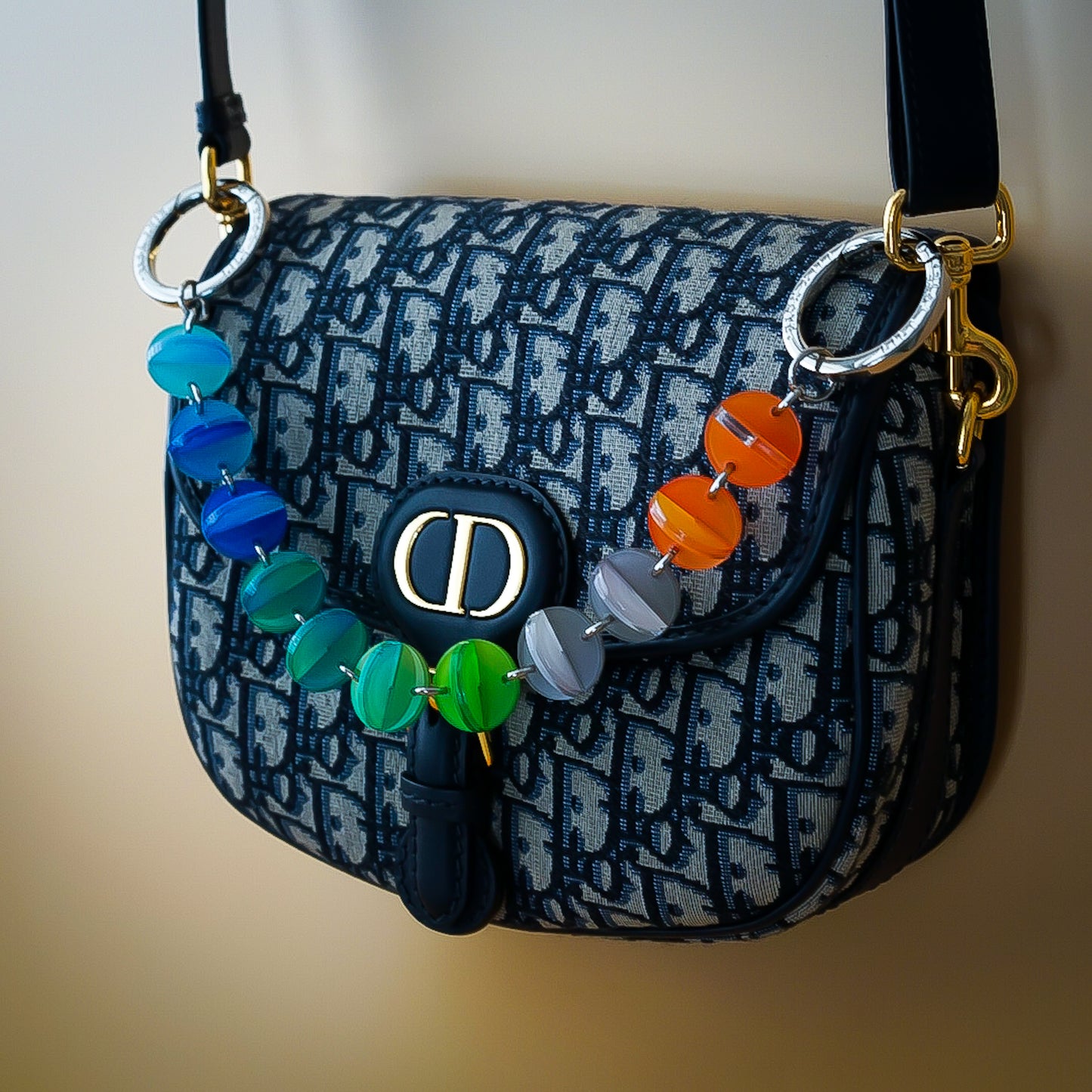 BonBon Pop Bag Charm Necklace Ocean