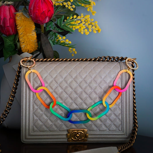 Taffy Twist Bag Charm Necklace Gelato