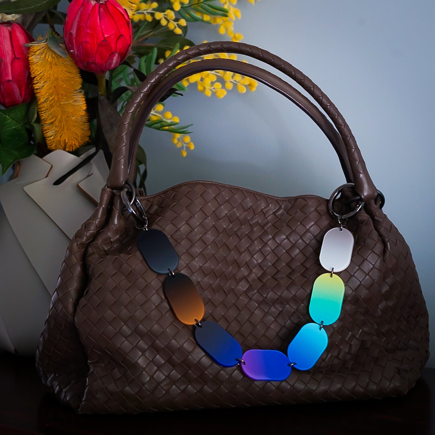 Jelly Slice Bag Charm Necklace Truffle