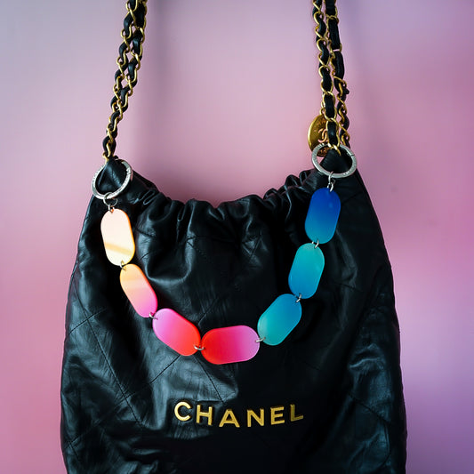 Jelly Slice Bag Charm Necklace Sunburst