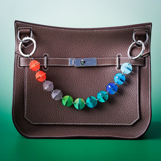 BonBon Pop Bag Charm Necklace Ocean