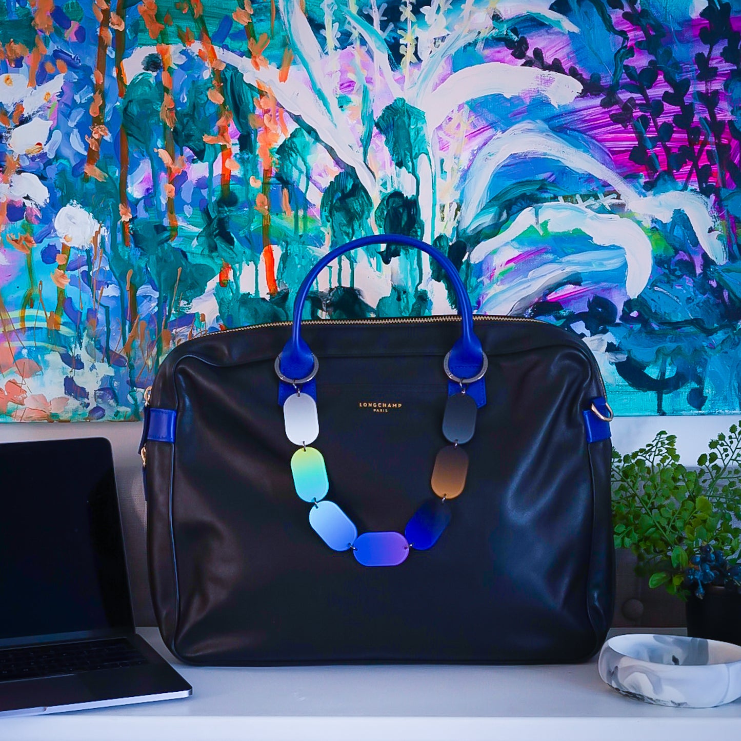 Jelly Slice Bag Charm Necklace Truffle
