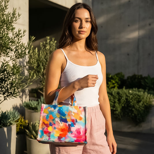 Joy Tote Mini in Fresco