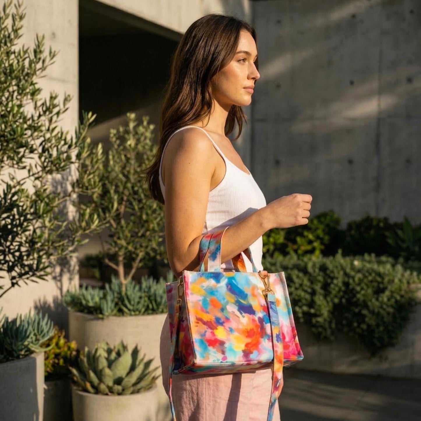 Joy Tote Mini in Fresco