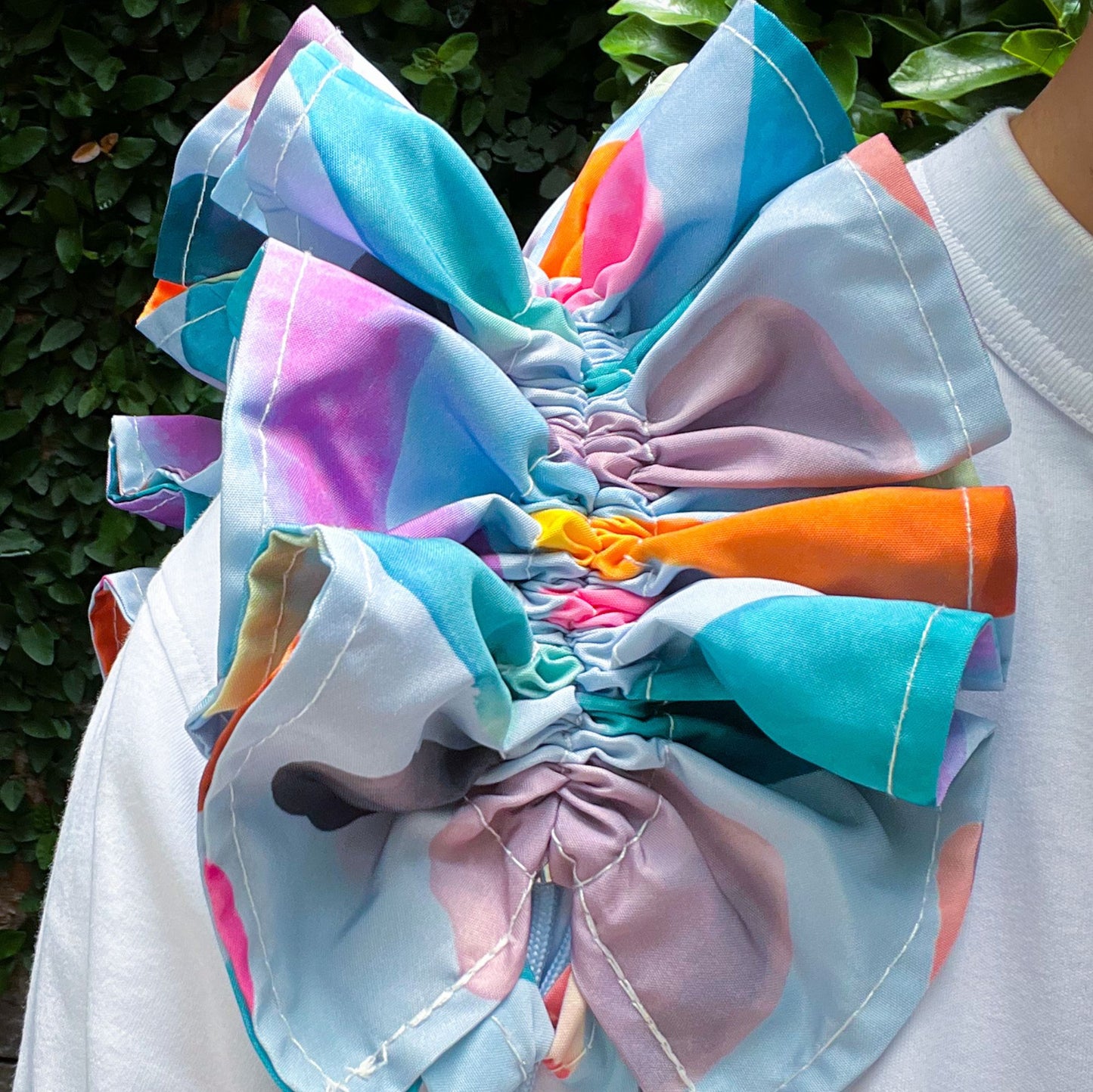 Ruffle 4-way Tote in Gem