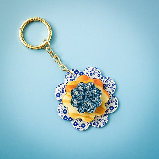 Camellia Bag Charm - Lilt Tote - Porcelain