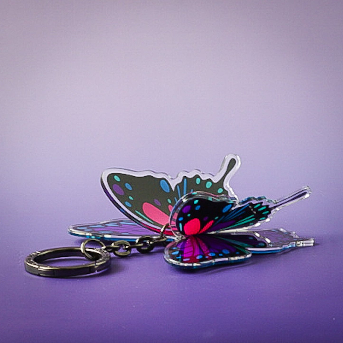 Flutter Bag Charm - Lilt Tote - Twilight Serenade