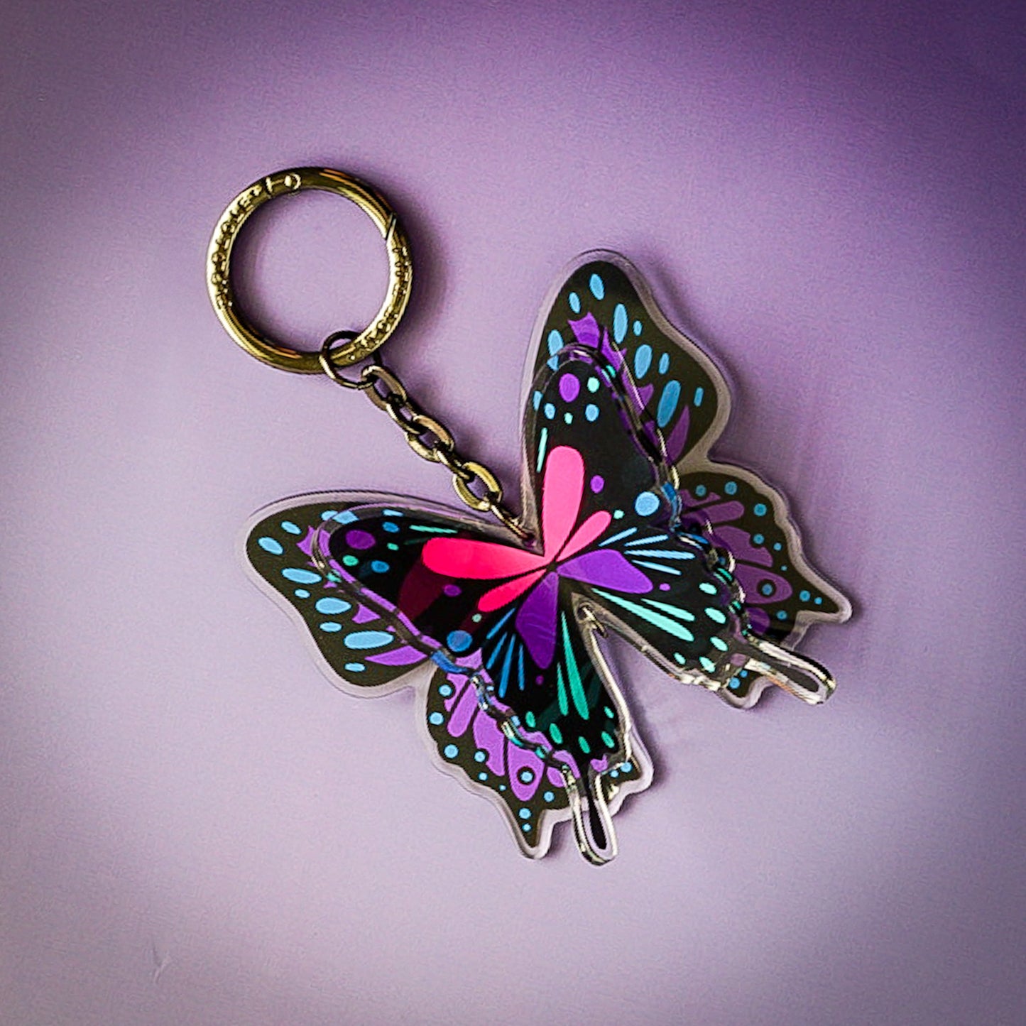 Flutter Bag Charm - Lilt Tote - Twilight Serenade