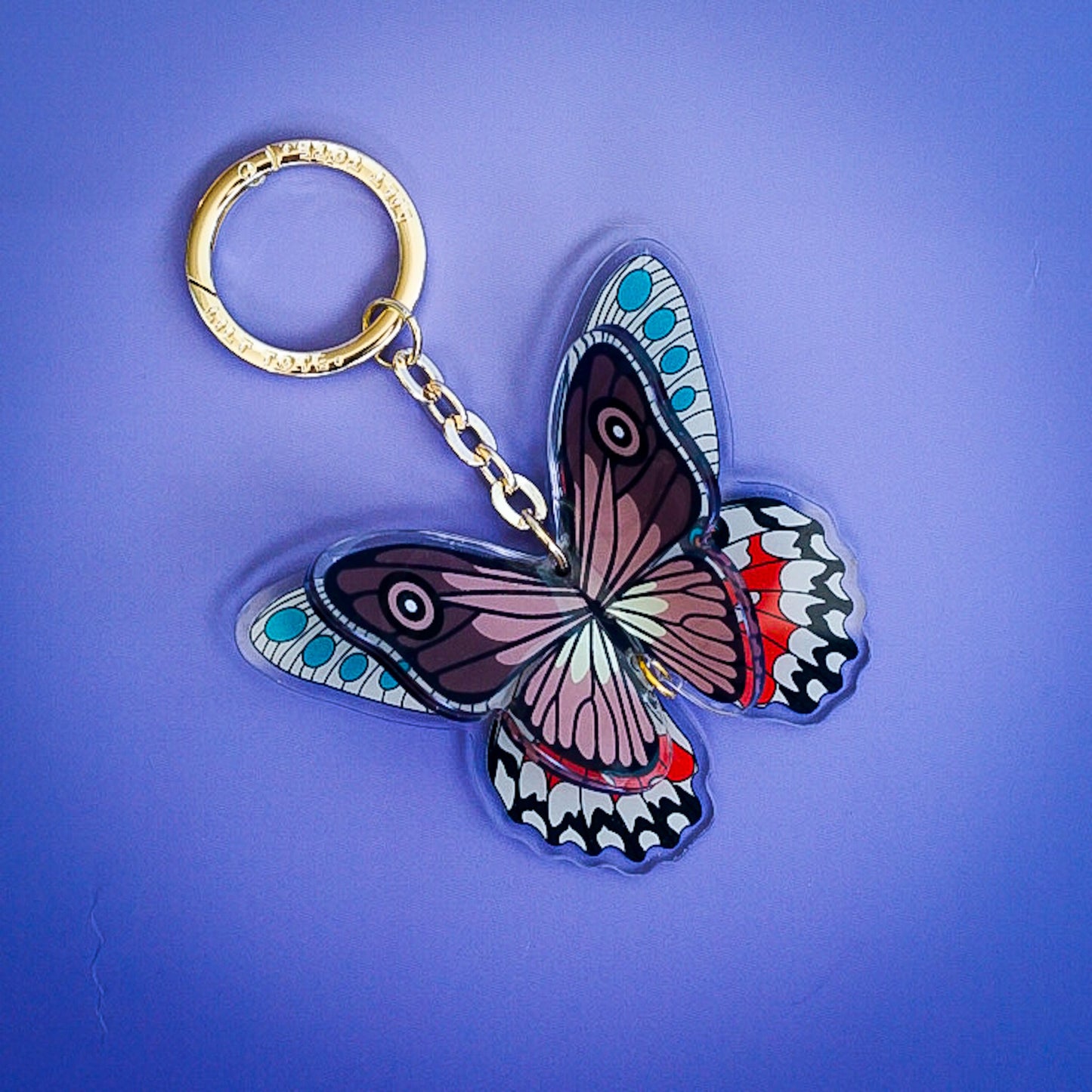 Flutter Bag Charm - Lilt Tote - Golden Echo