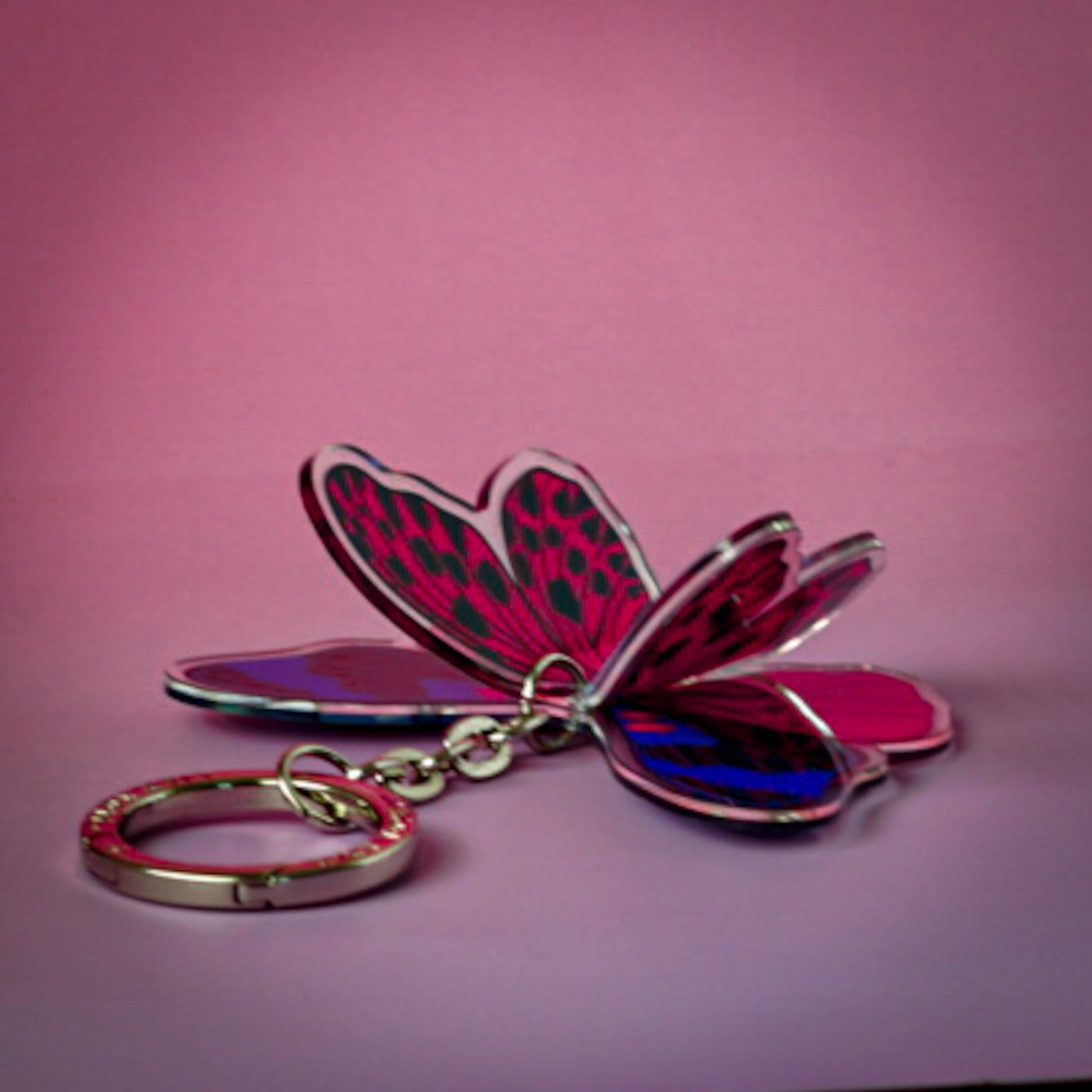 Flutter Bag Charm - Lilt Tote - Crimson Majesty
