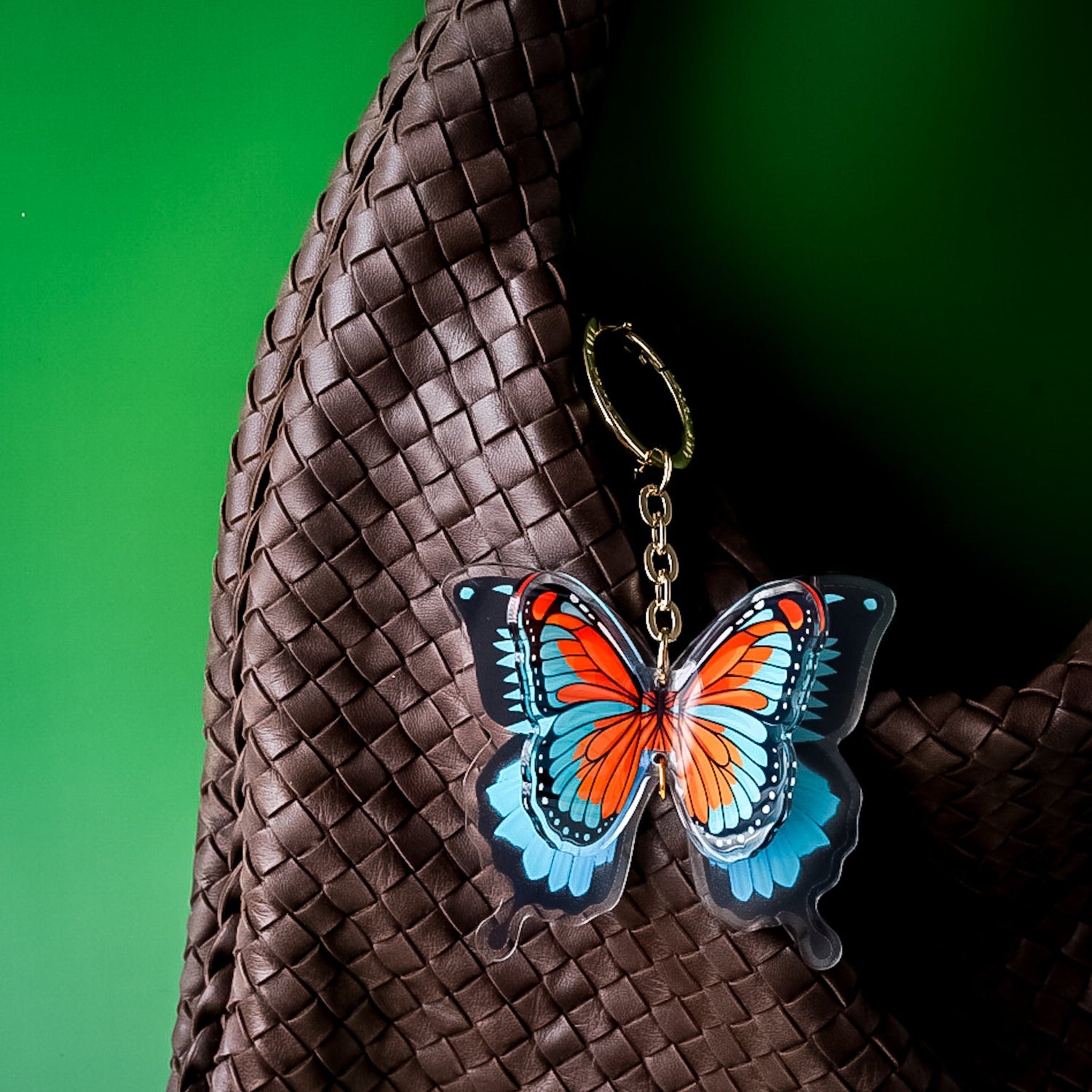 Flutter Bag Charm - Lilt Tote - Ocean Radiance