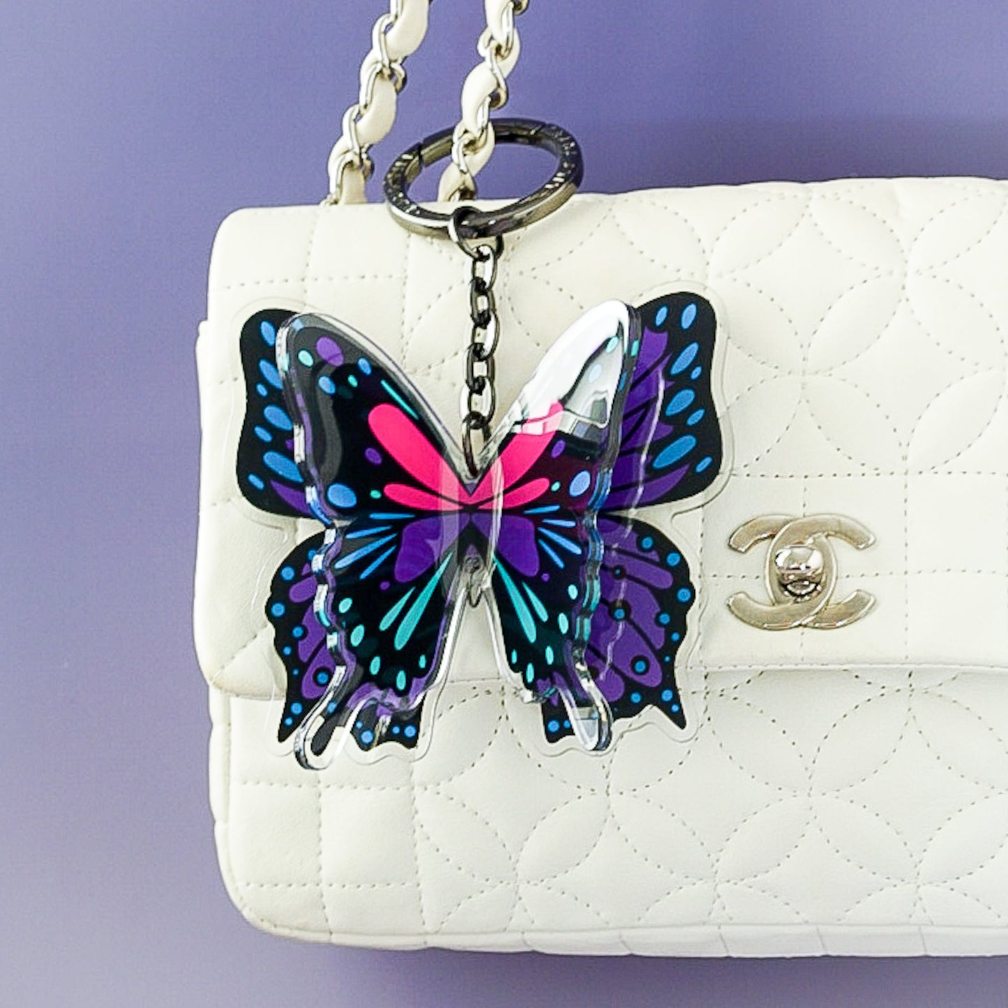 Flutter Bag Charm - Lilt Tote - Twilight Serenade
