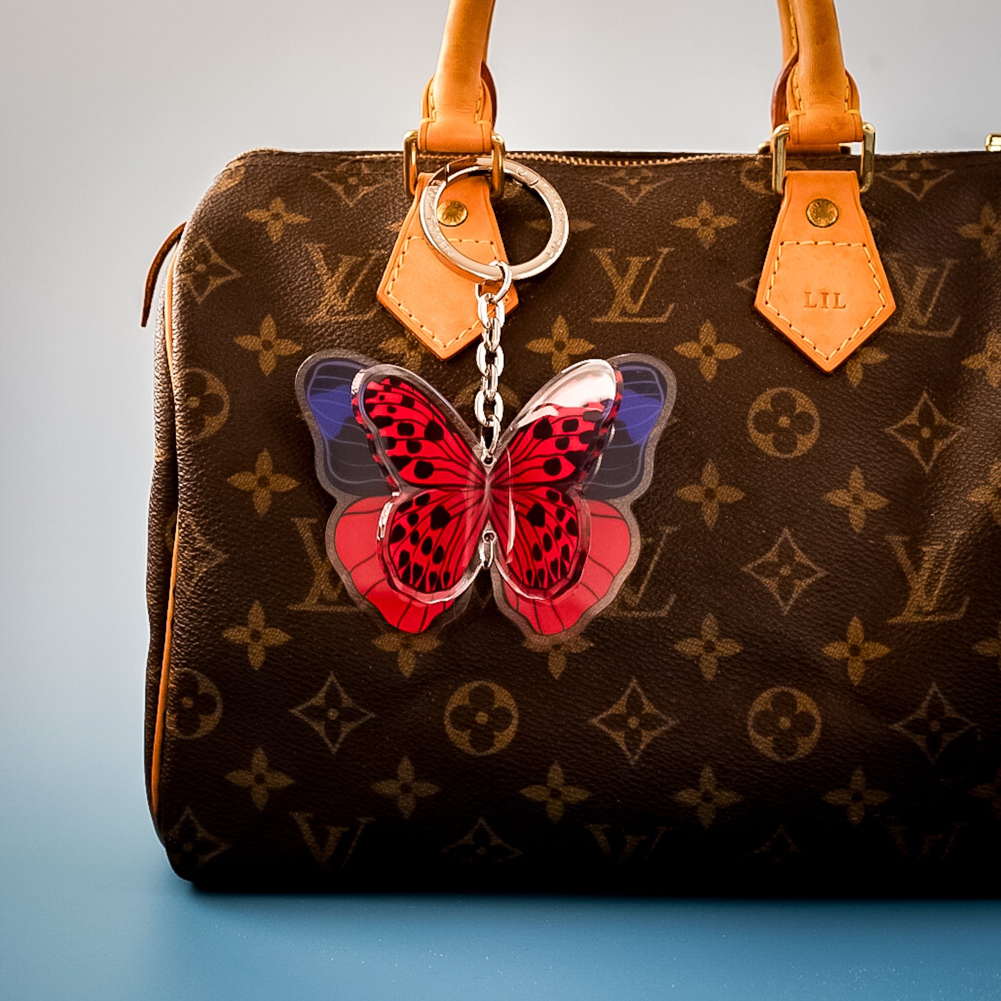 Flutter Bag Charm - Lilt Tote - Crimson Majesty