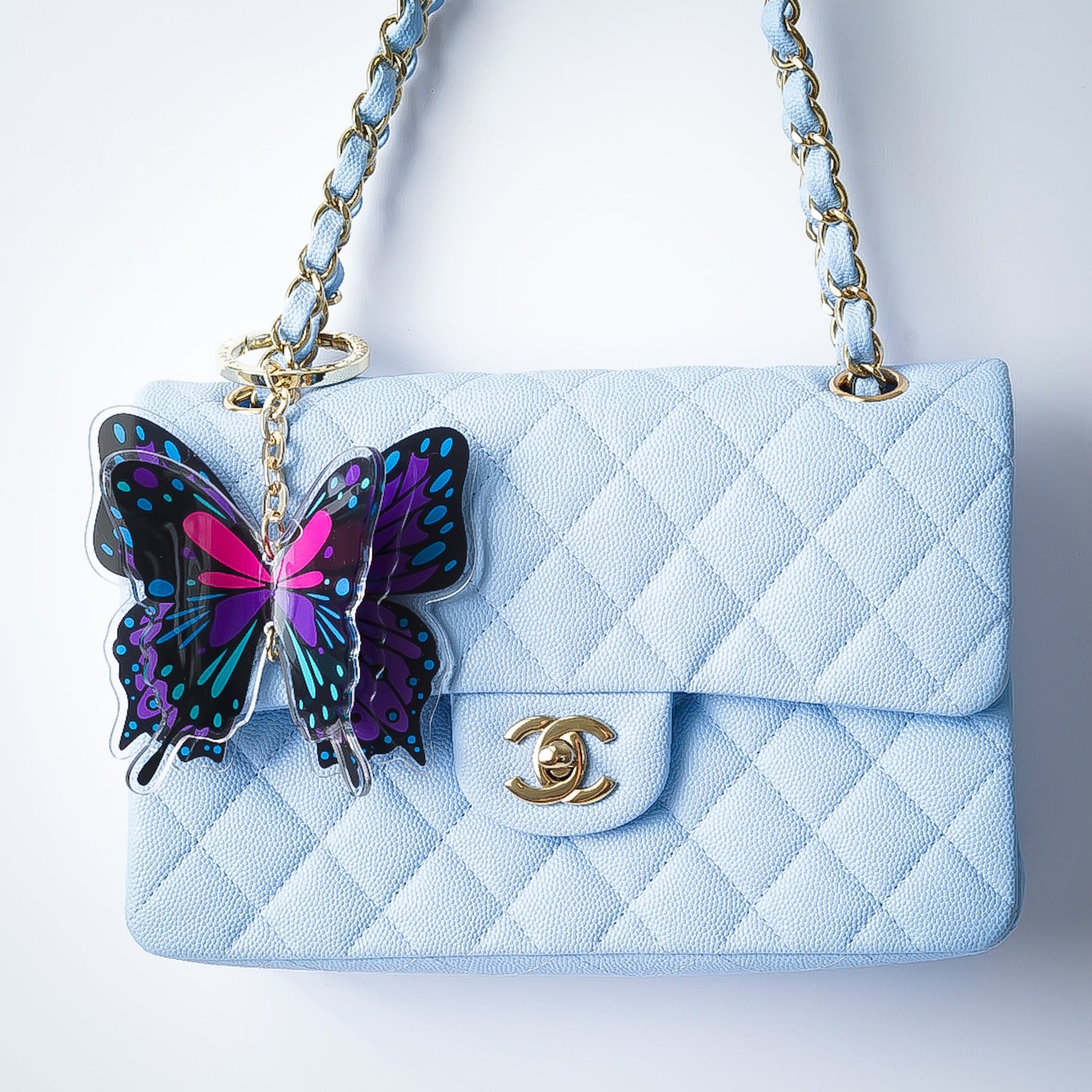 Flutter Bag Charm - Lilt Tote - Twilight Serenade