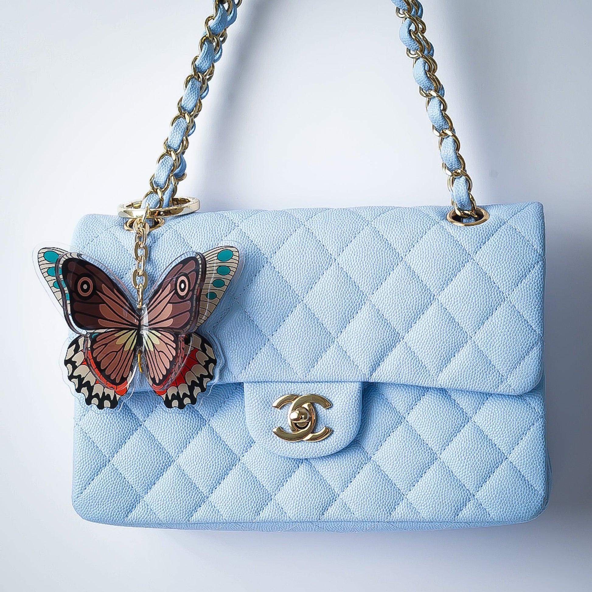 Flutter Bag Charm - Lilt Tote - Golden Echo