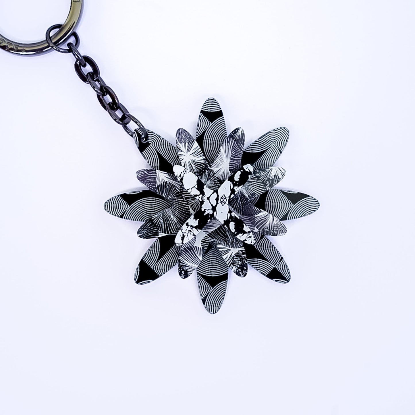 Iris Bag Charm - Lilt Tote - Greyscale